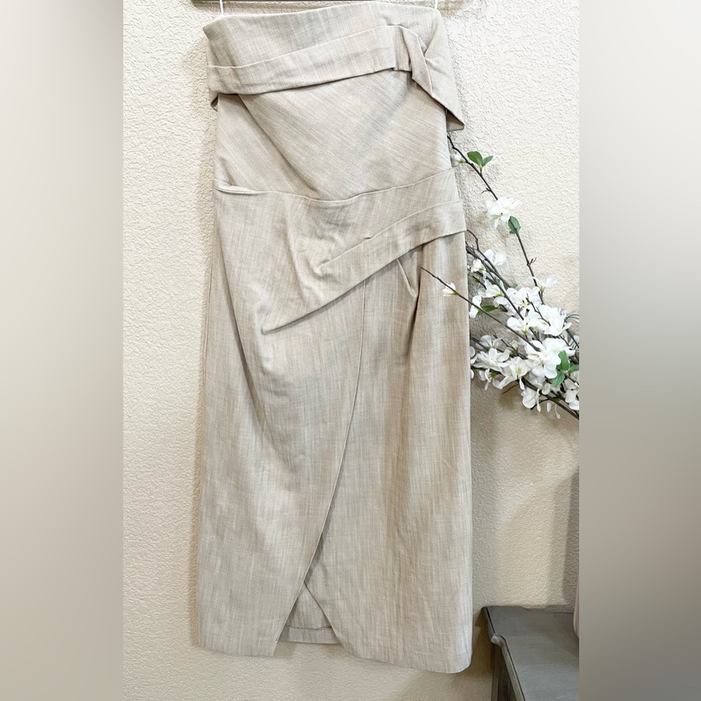 ZARA ASYMMETRICAL SLIP DRESS 3265/332/200/014 - Picture 4 of 9